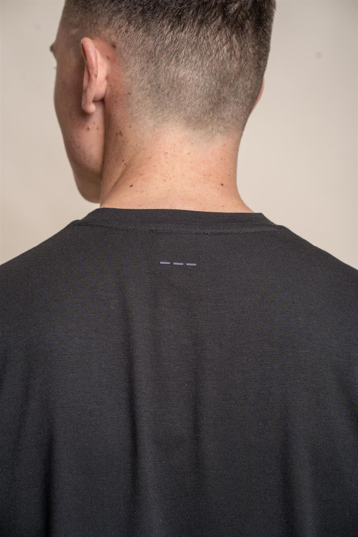 Bogart black T-shirt back detail