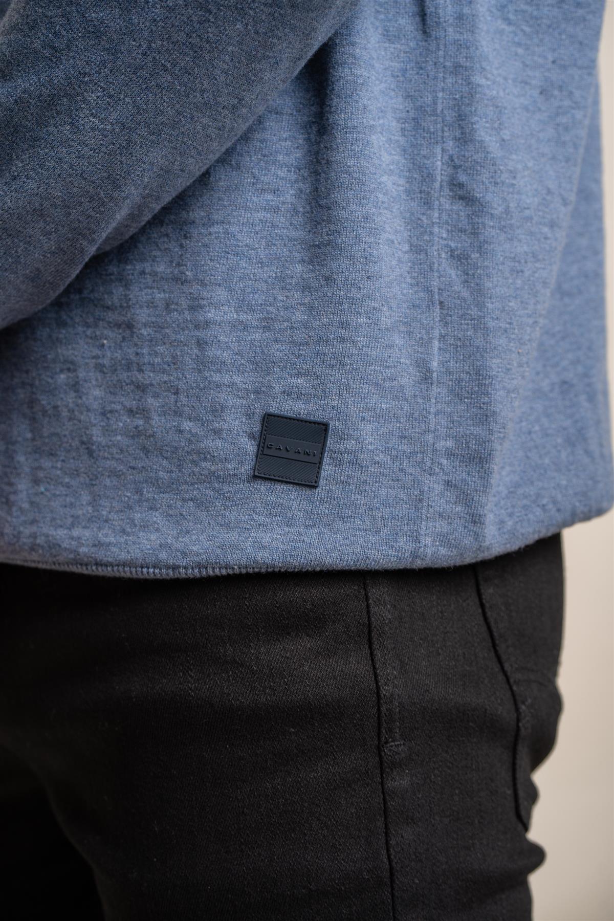 Falcao air force quarter zip jumper detail