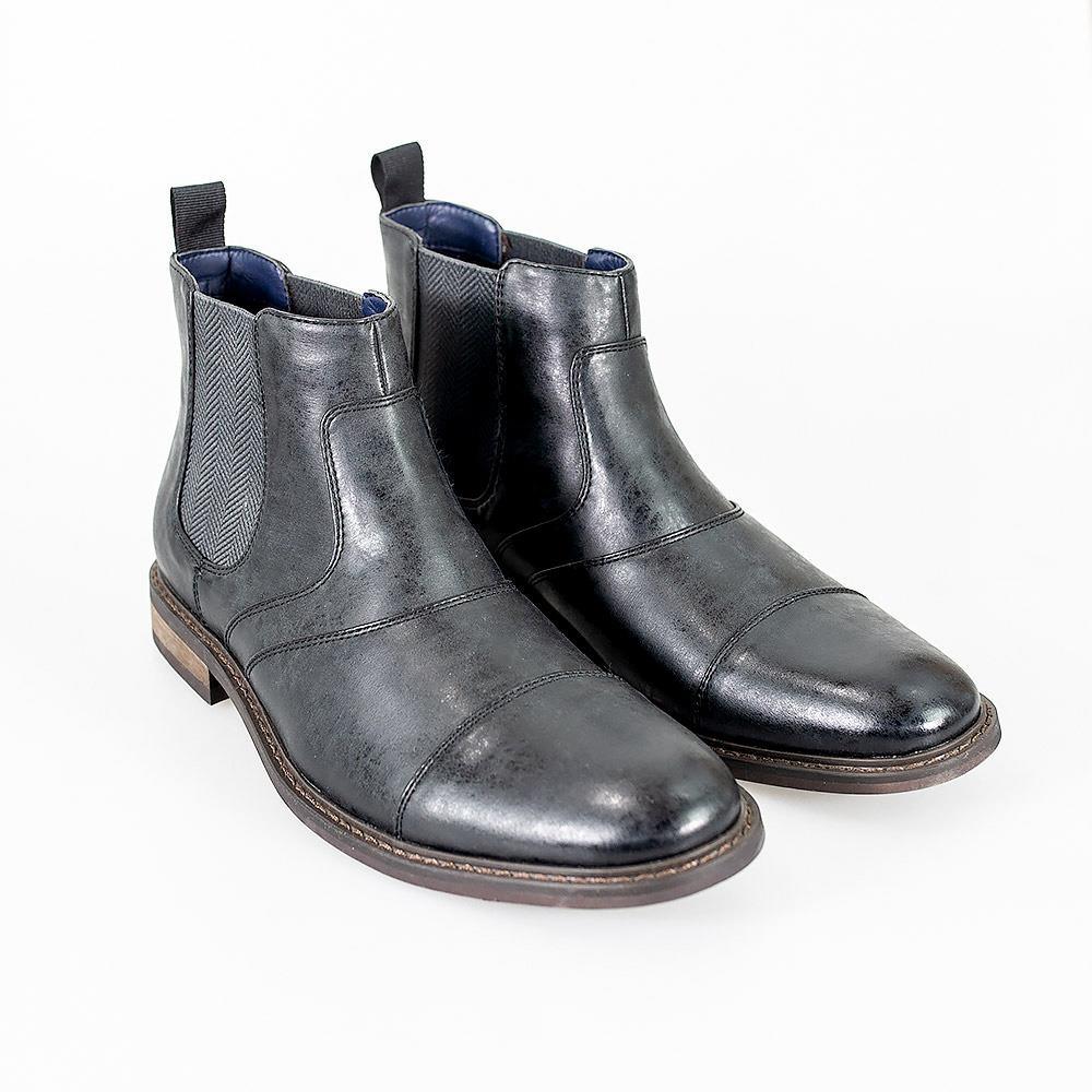Bristol black chelsea boots front
