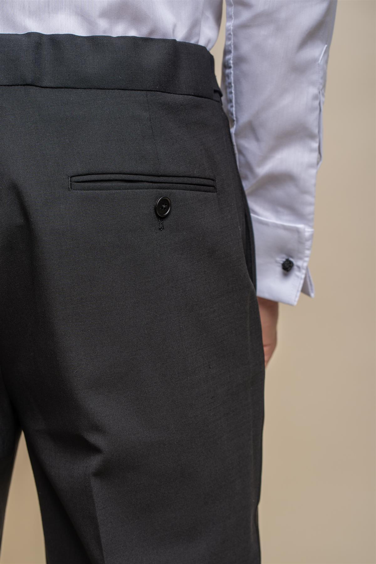 Black Tuxedo Trouser