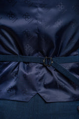 Miami blue waistcoat back detail