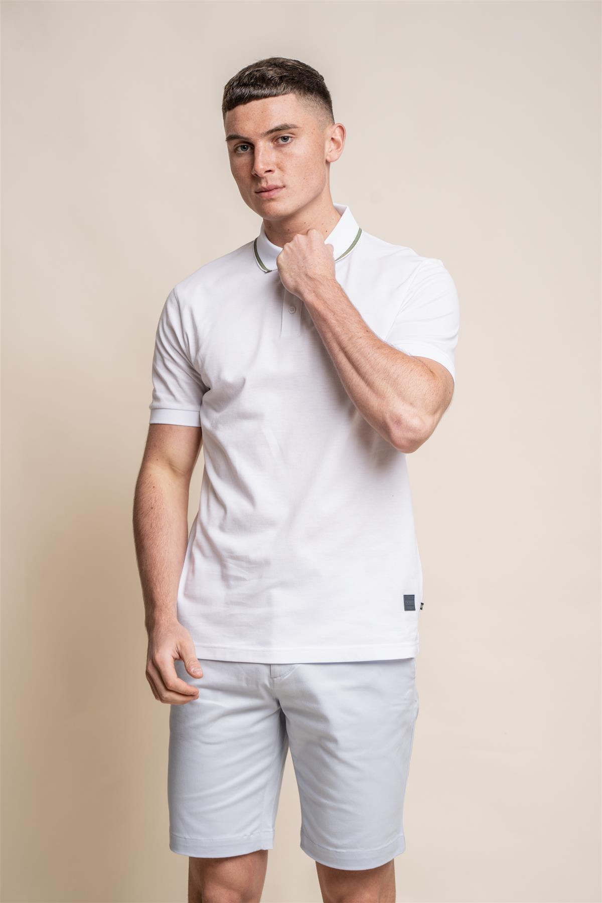 Finlay white T-shirt front