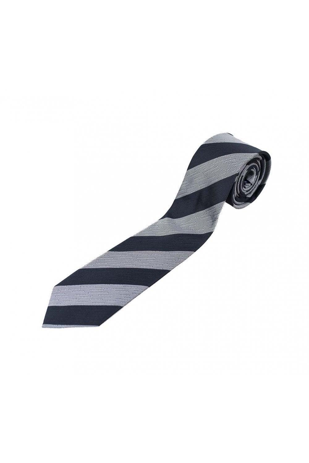 Self stripe grey/grey tie set