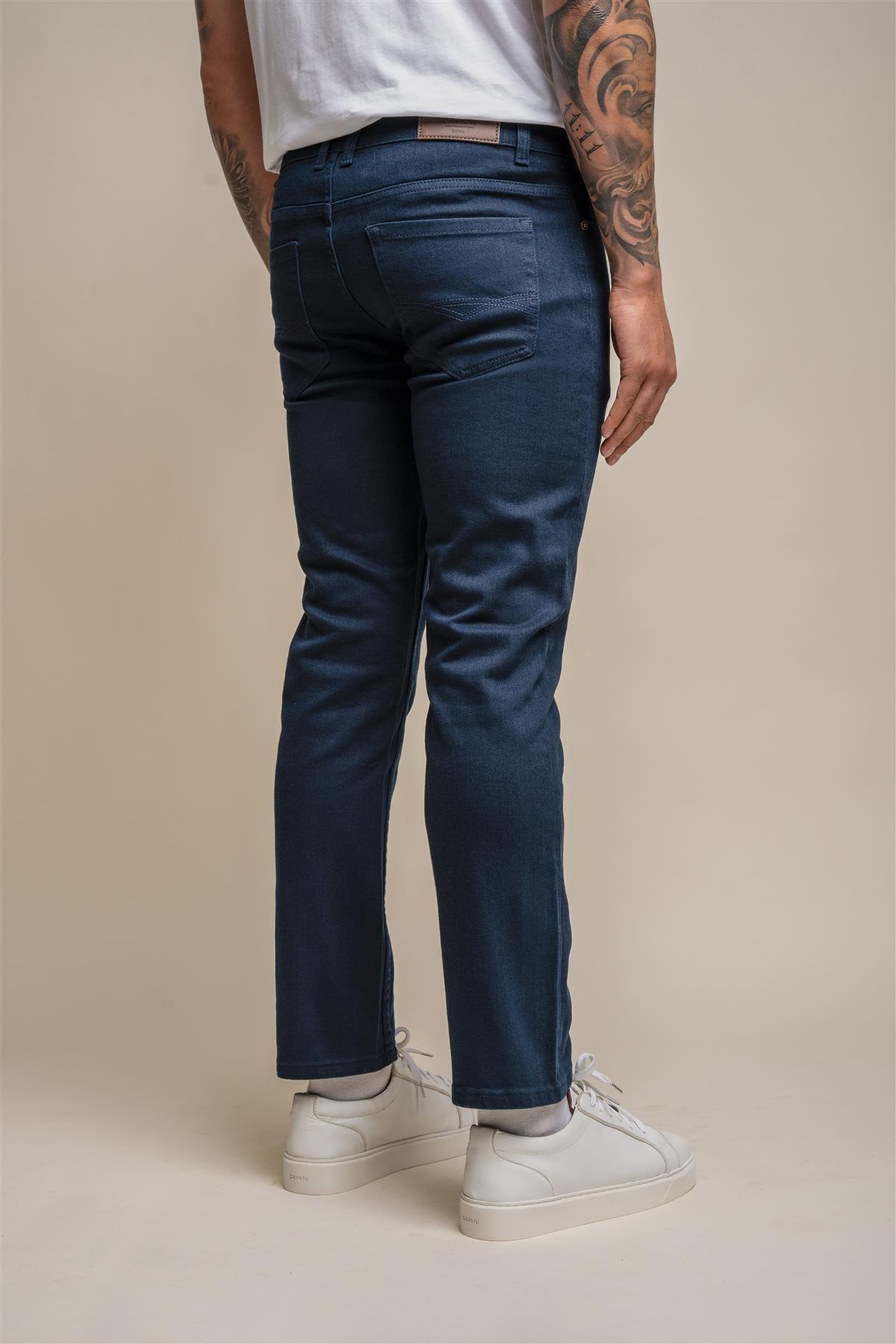 Cavani Milano Stonewash Regular Stretch Denim Jeans - Clothing from House  Of Cavani UK – House of Cavani