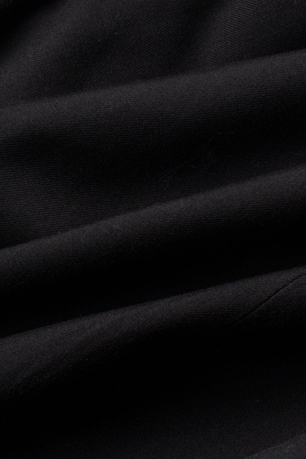 Marco black regular three piece suit fabric swatch